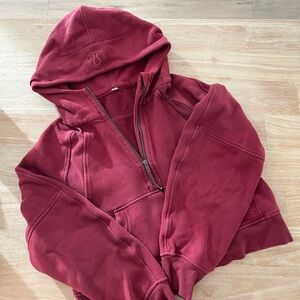 Lululemon cropped scuba hoodie